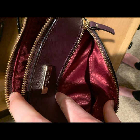 LIKE NEW Kate Spade across Body Bag Plum - Picture 5 of 8